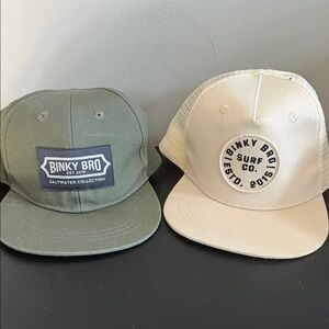 Binky Bro Kids Hat - Olive and Cream